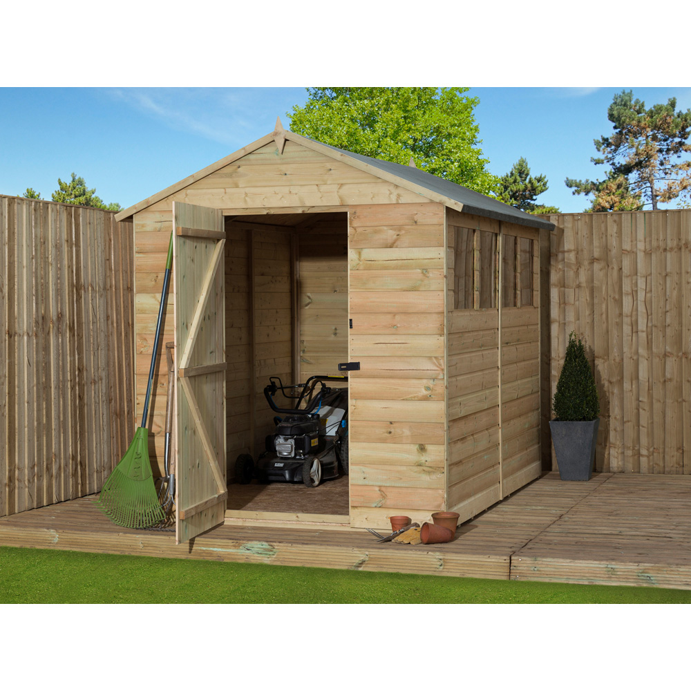Empire Sheds 9200 6 x 12ft Tongue and Groove Apex Garden Shed Image 2