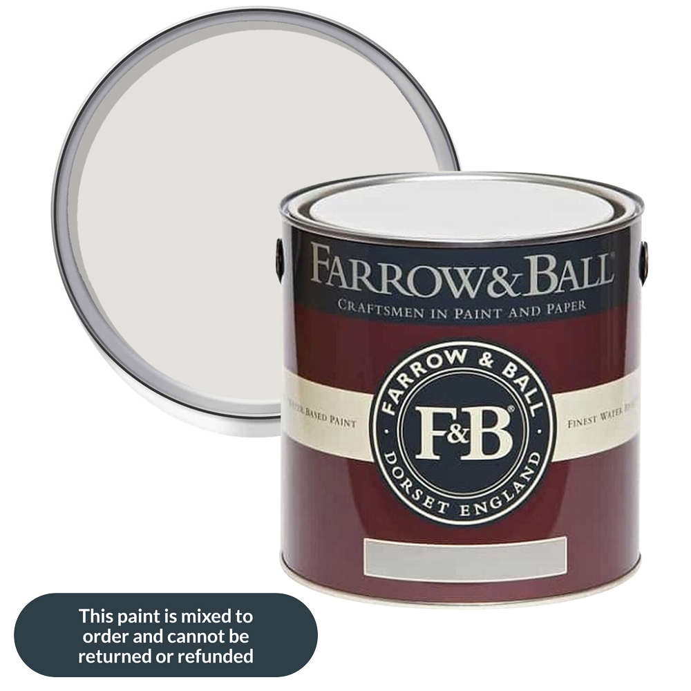 Farrow & Ball Strong White Exterior Eggshell Paint 2.5L Image 1