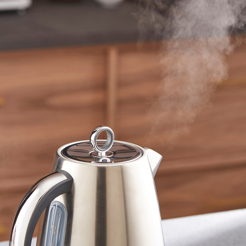 Morphy Richards Mexborough 102902 Grey Trim Stainless Steel 1.7L Kettle Image 5