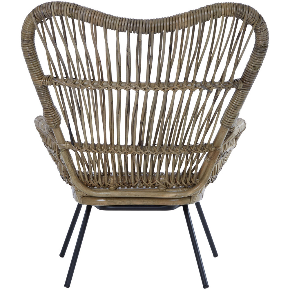 Premier Housewares Manado Kubu Natural Rattan Chair Image 4