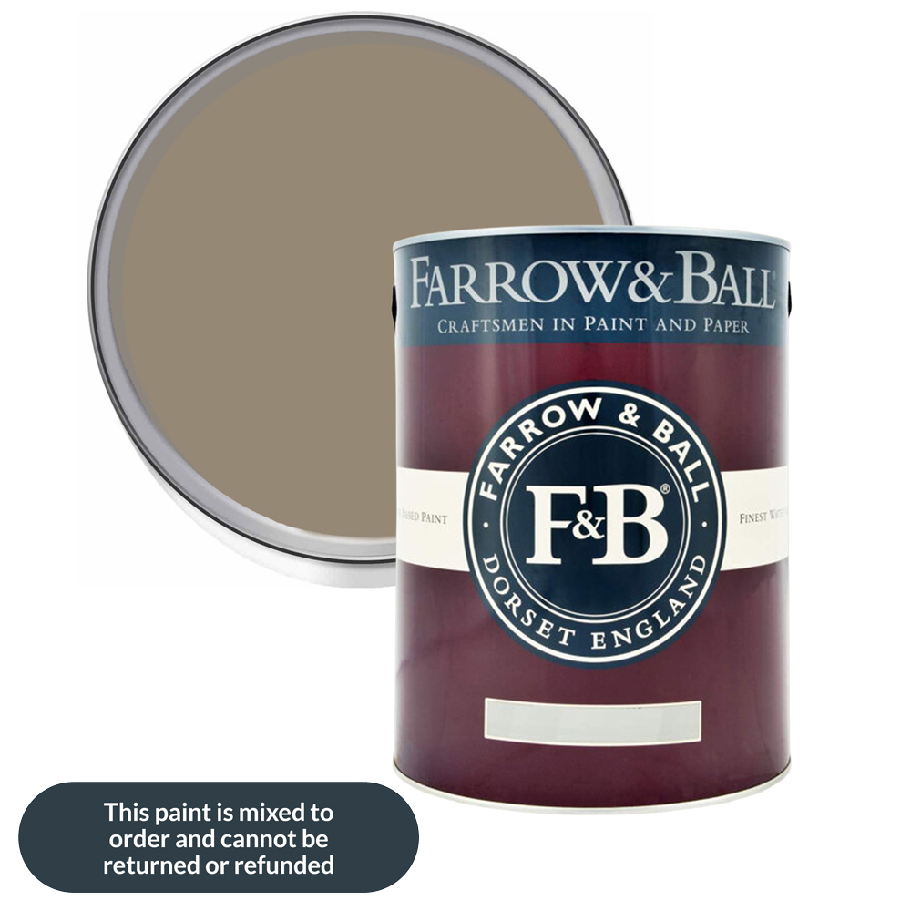 Farrow & Ball Interior Wood and Metal 40 Mouse's Back Flat Eggshell Paint 5L Image 1