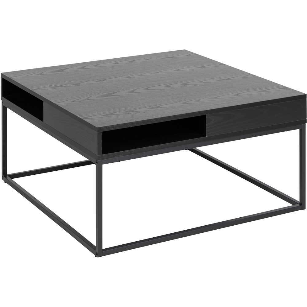 Florence Willford 2 Shelf Black Coffee Table Image 2