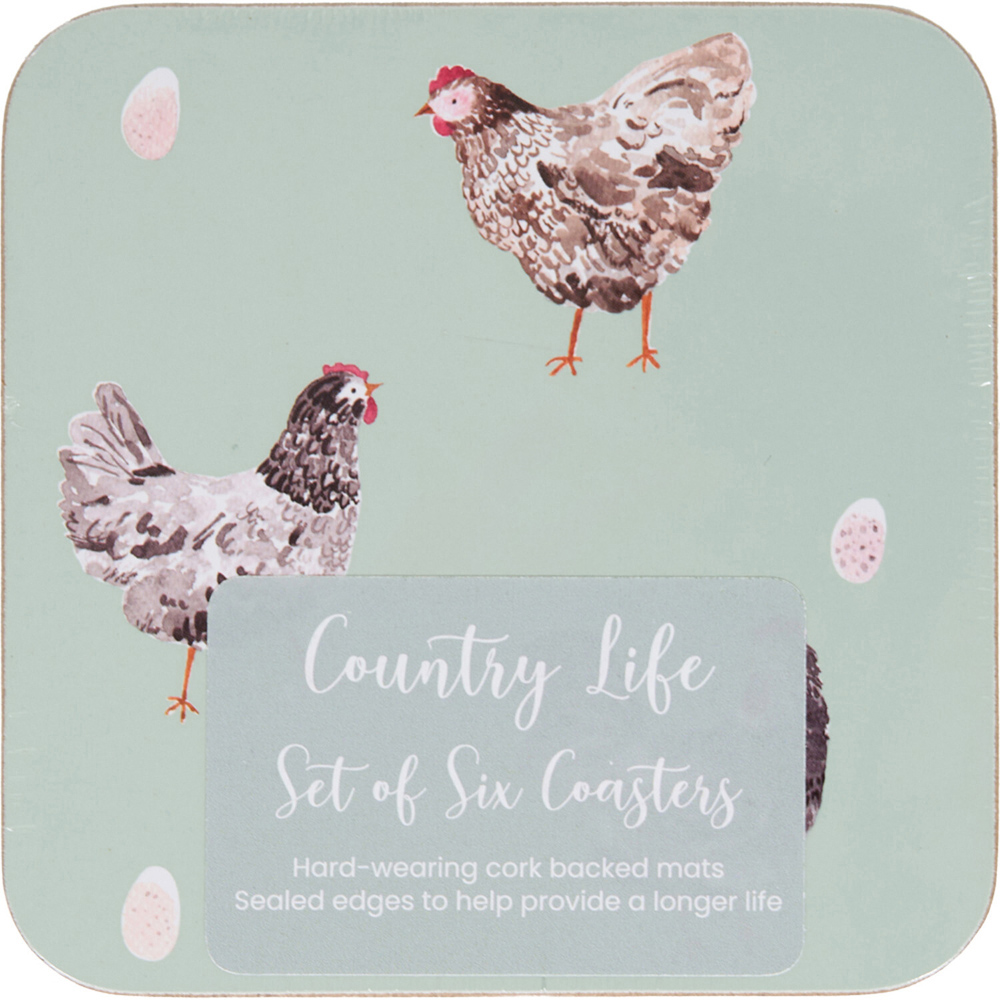 Pack of 6 Country Life Coasters Image 7