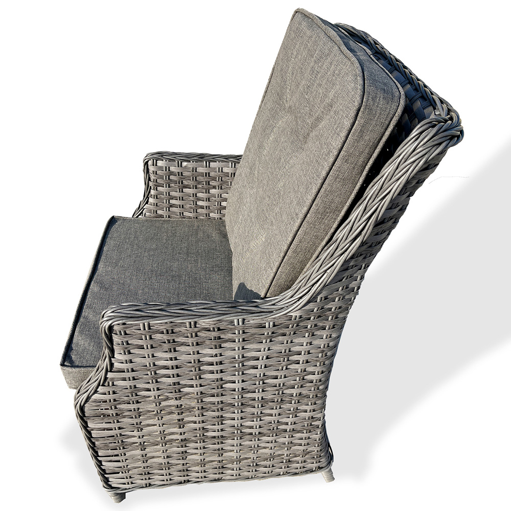 Furniture One 4 Seater Luxury Rattan Outdoor Dining Set Image 4