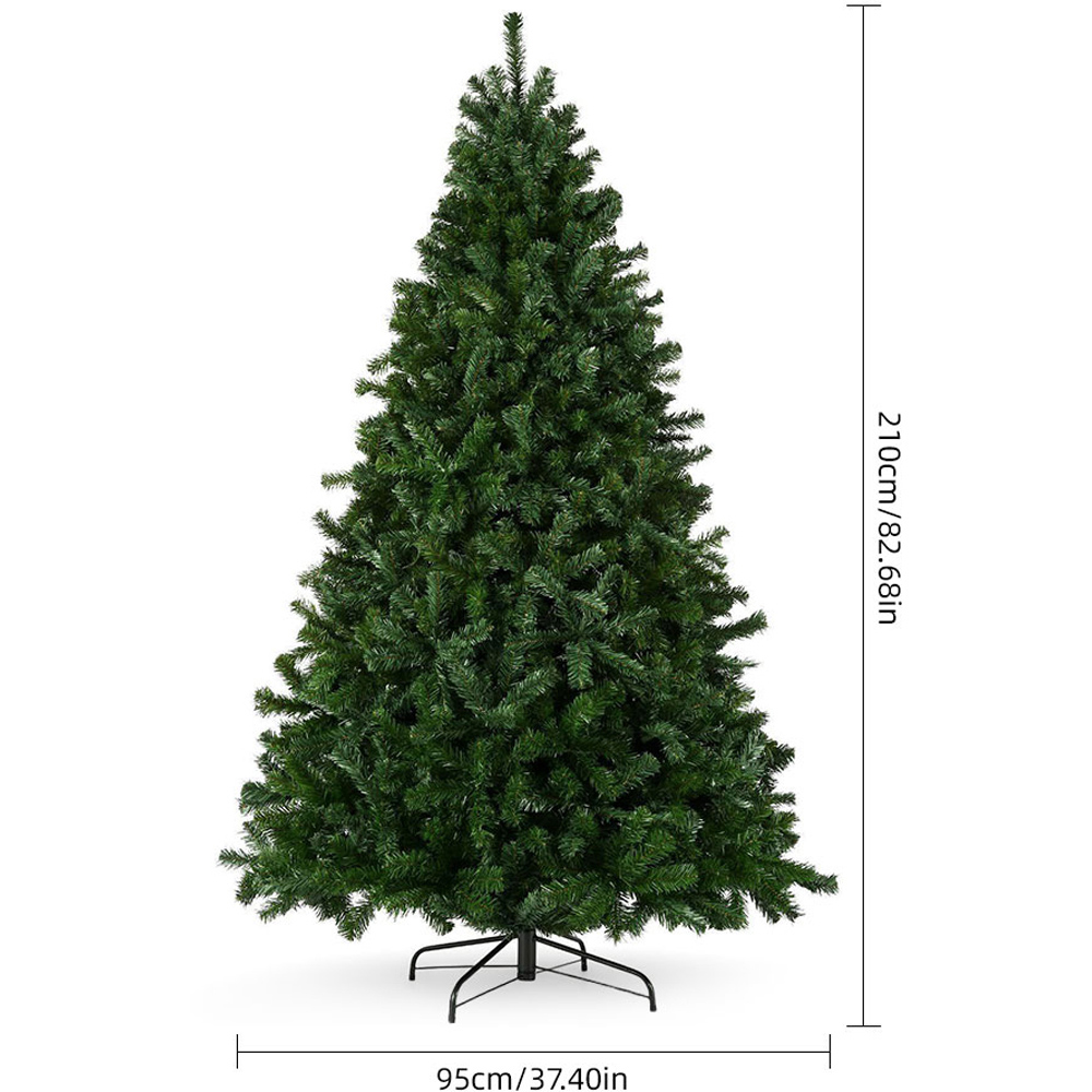Living and Home Metal Stand Artificial Christmas Tree 6.8ft Image 8