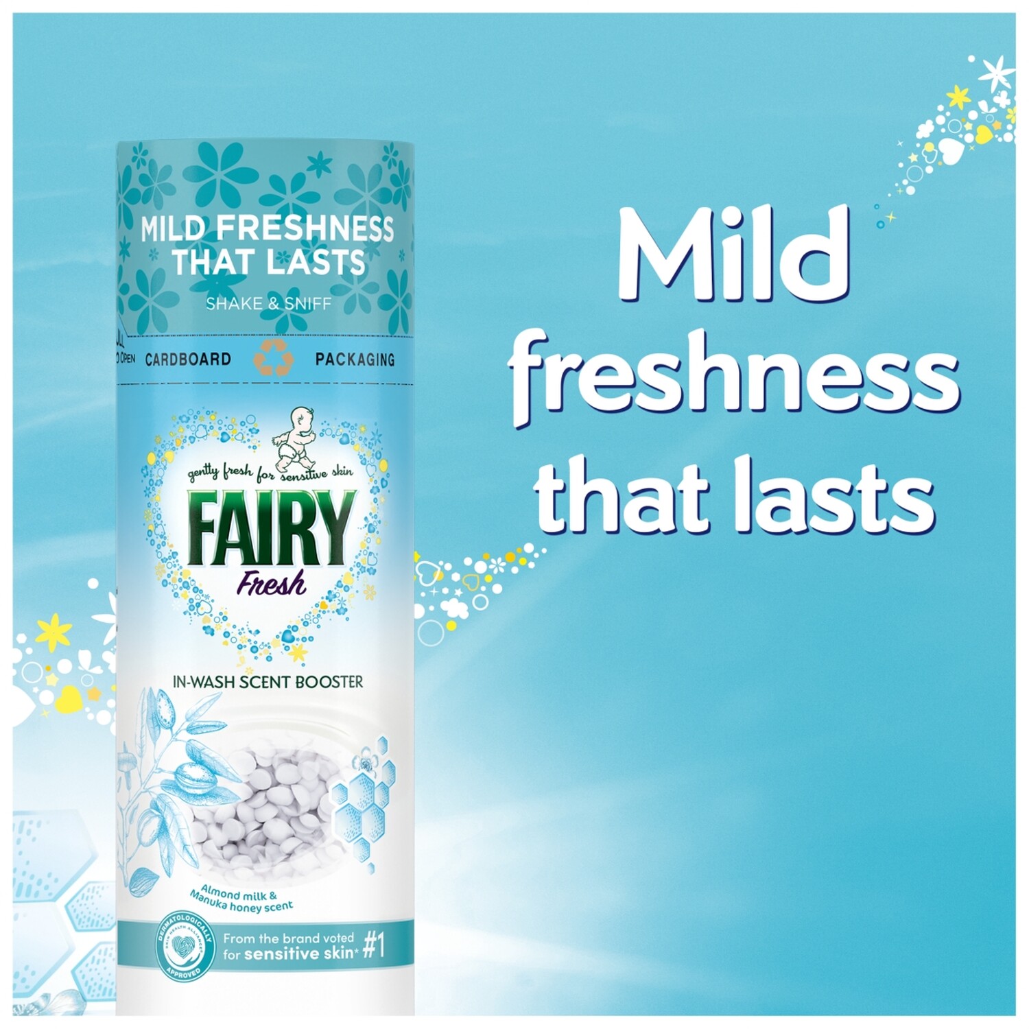 Fairy Scent Booster Beads 320g Almond Milk and Manuka Honey Image 2