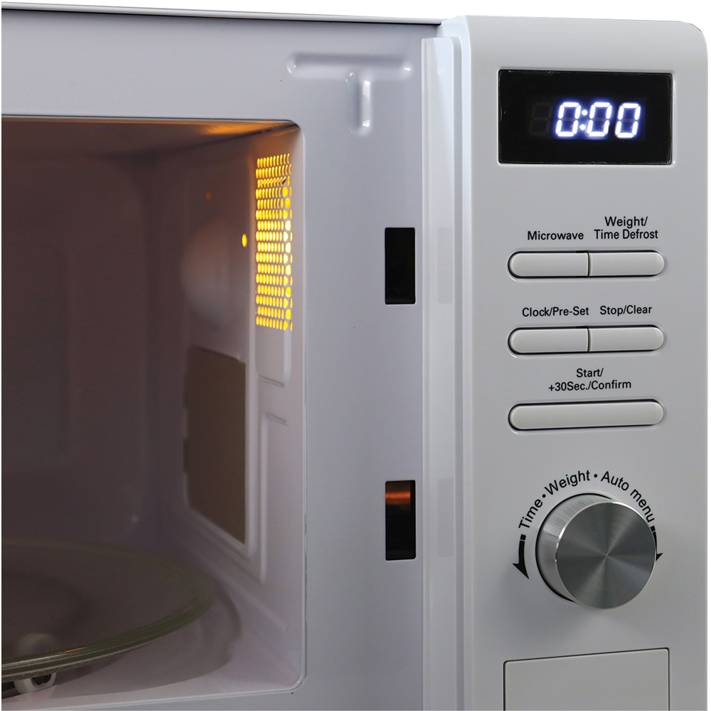 Igenix IGMD0820W White 20L Digital Microwave 800W Image 9