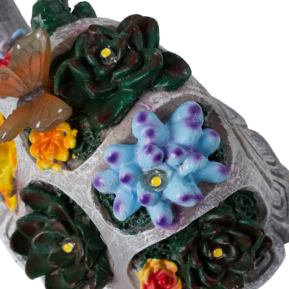 Living and Home Solar-Powered Turtle Garden Ornament Image 4