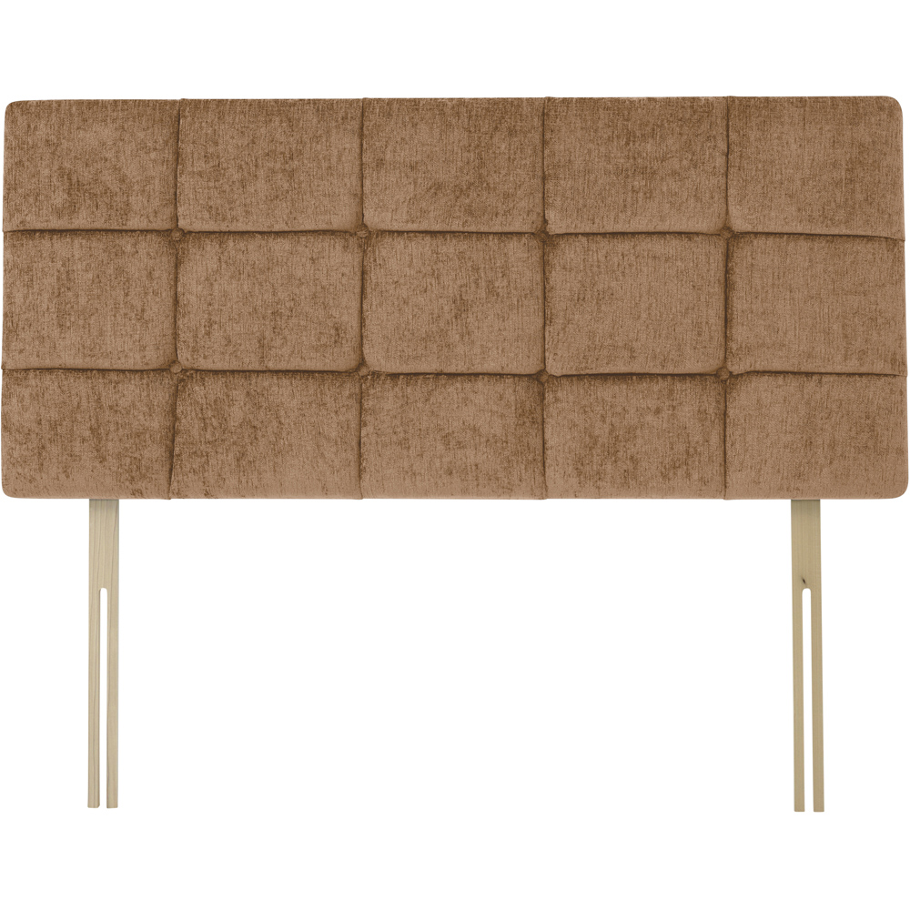 Bedmaster Pearl Small Double Mink Chenille Squared Headboard Image 2