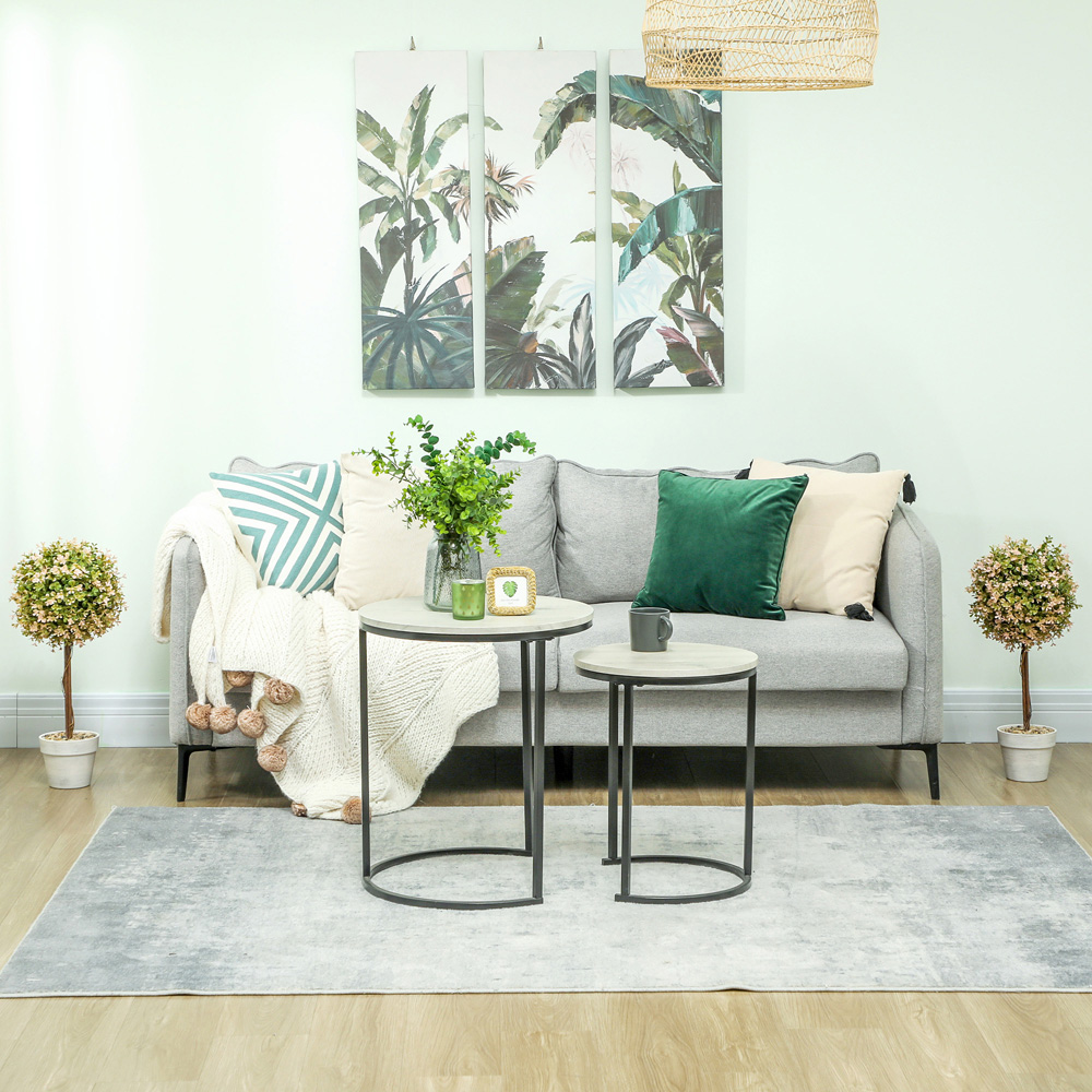 Portland Cream White Decorative Murraya Artificial Plant in Pot 2 Pack Image 4