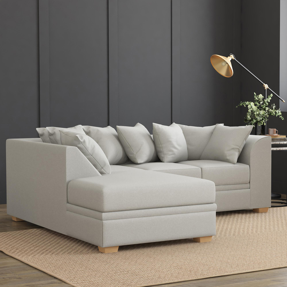 Modo 3 Seater Venice Mink Left Hand Scatter Back L-Shape Corner Sofa Image 6