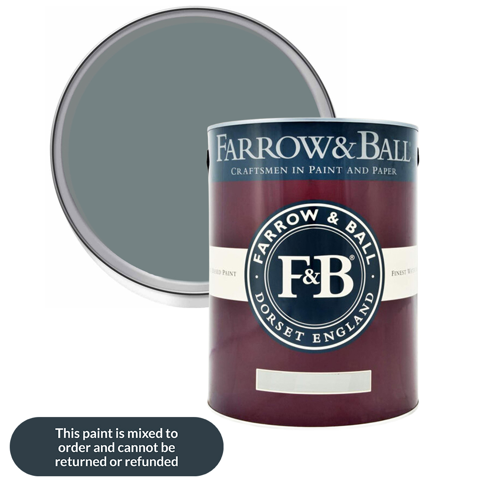 Farrow & Ball Interior Wood and Metal 299 De Nimes Flat Eggshell Paint 5L Image 1