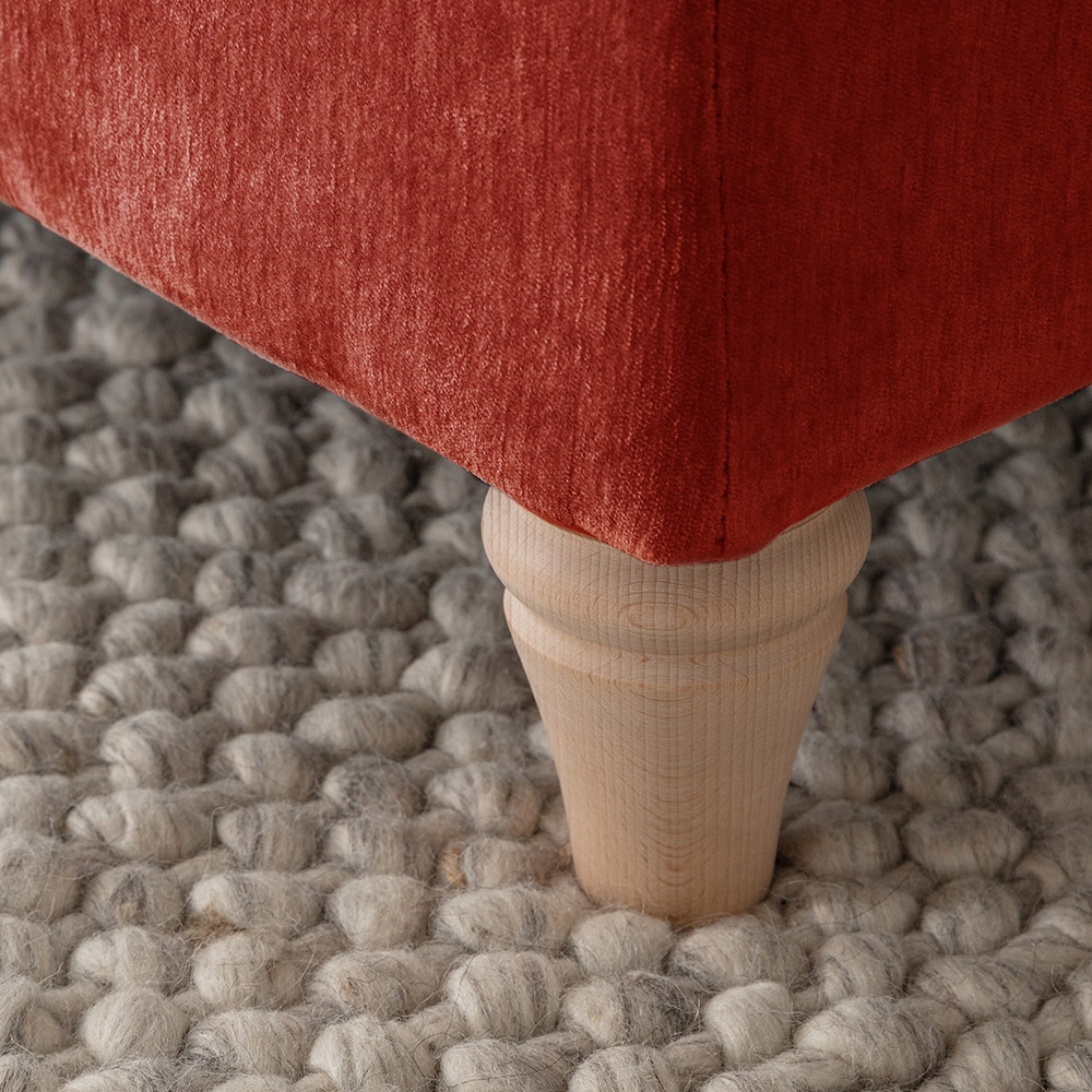 The Victoria 3 Seater Apricot Sofa Image 4