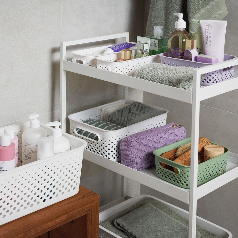 SmartStore Essence Lavender Large Storage Basket 11.4L 3 Pack Image 7