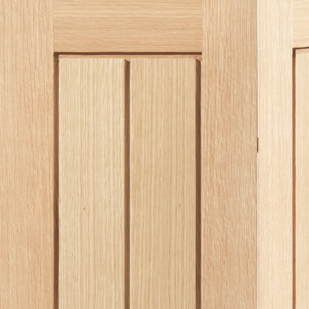 JB Kind Thames Cottage Oak Bi Fold Internal Door 1981 x 762mm Image 3