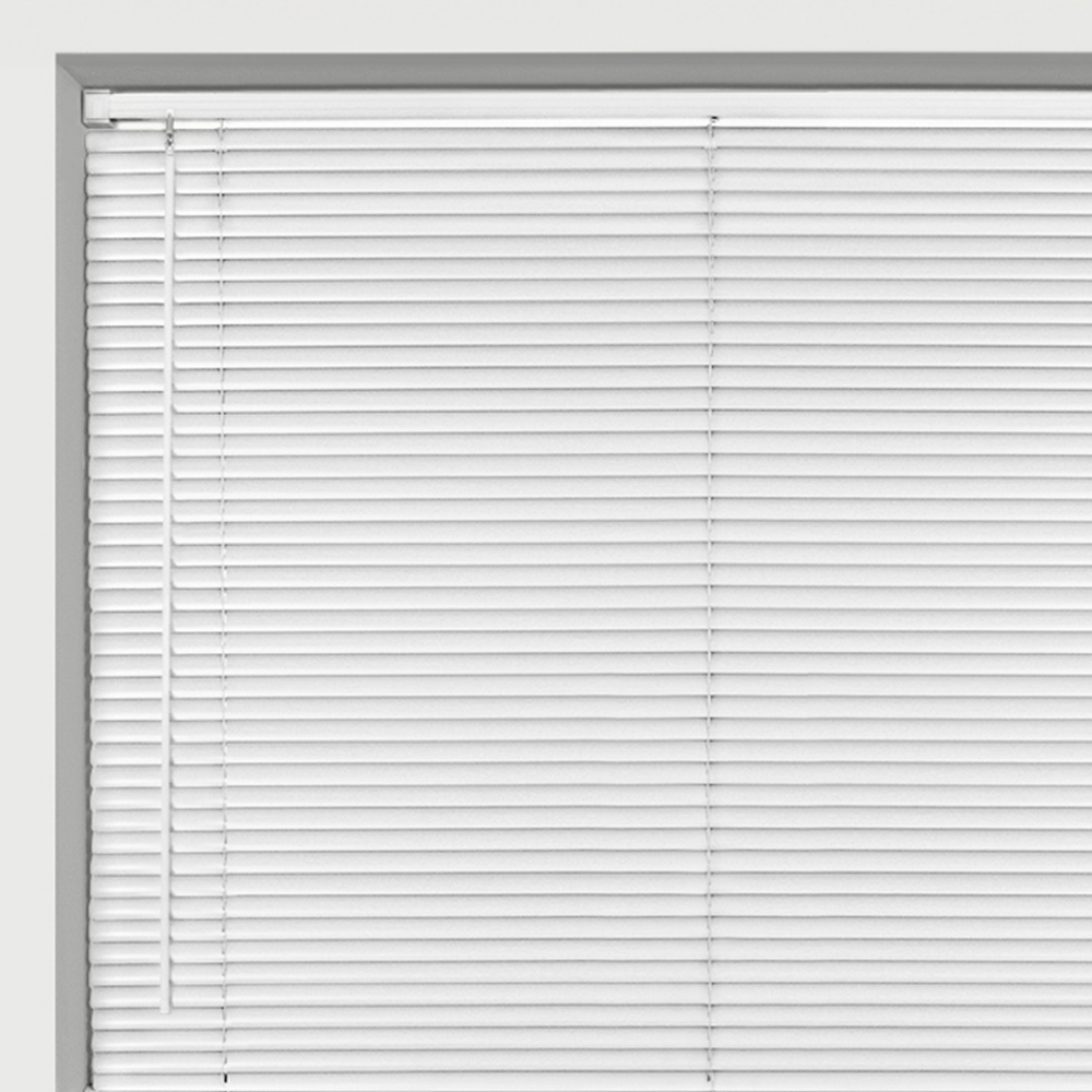 Caecus PVC Long Drop Venetian Blind White 120 x 210cm Image 2