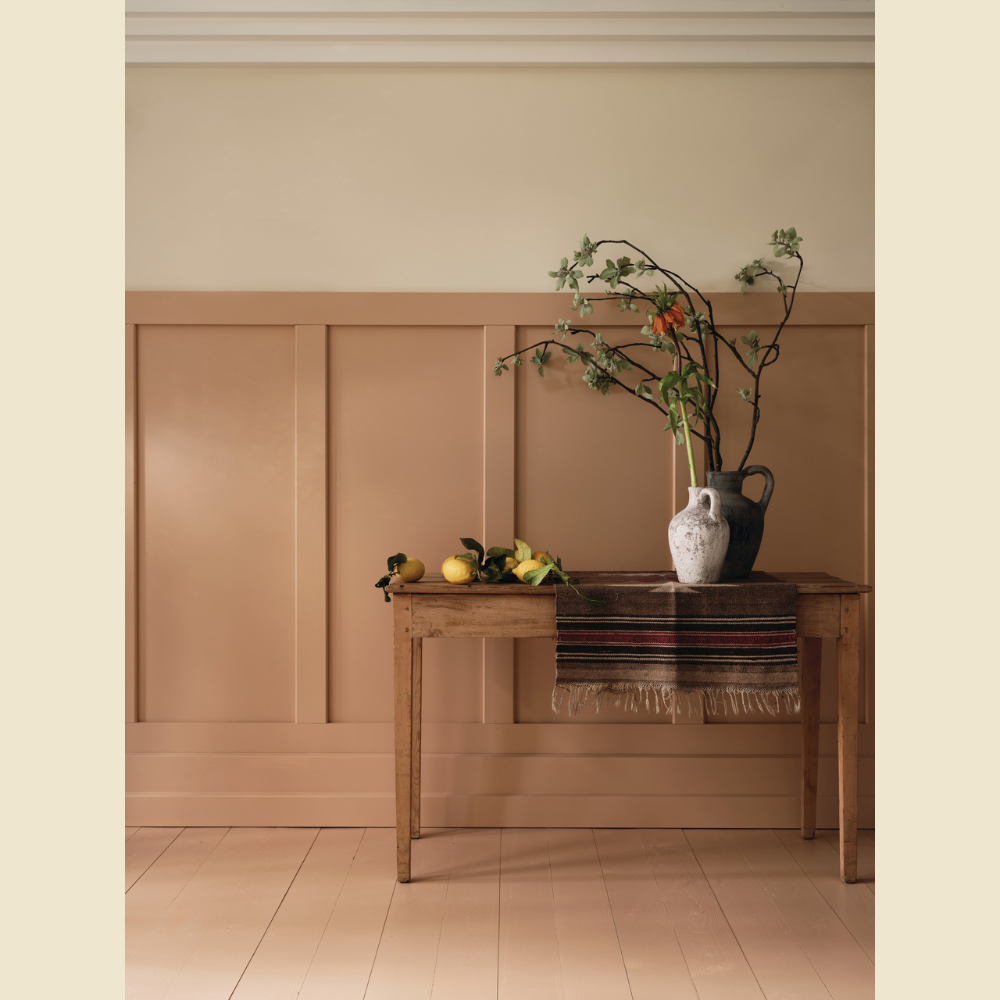 Farrow & Ball Interior Wood and Metal 59 New White Flat Eggshell Paint 5L Image 4