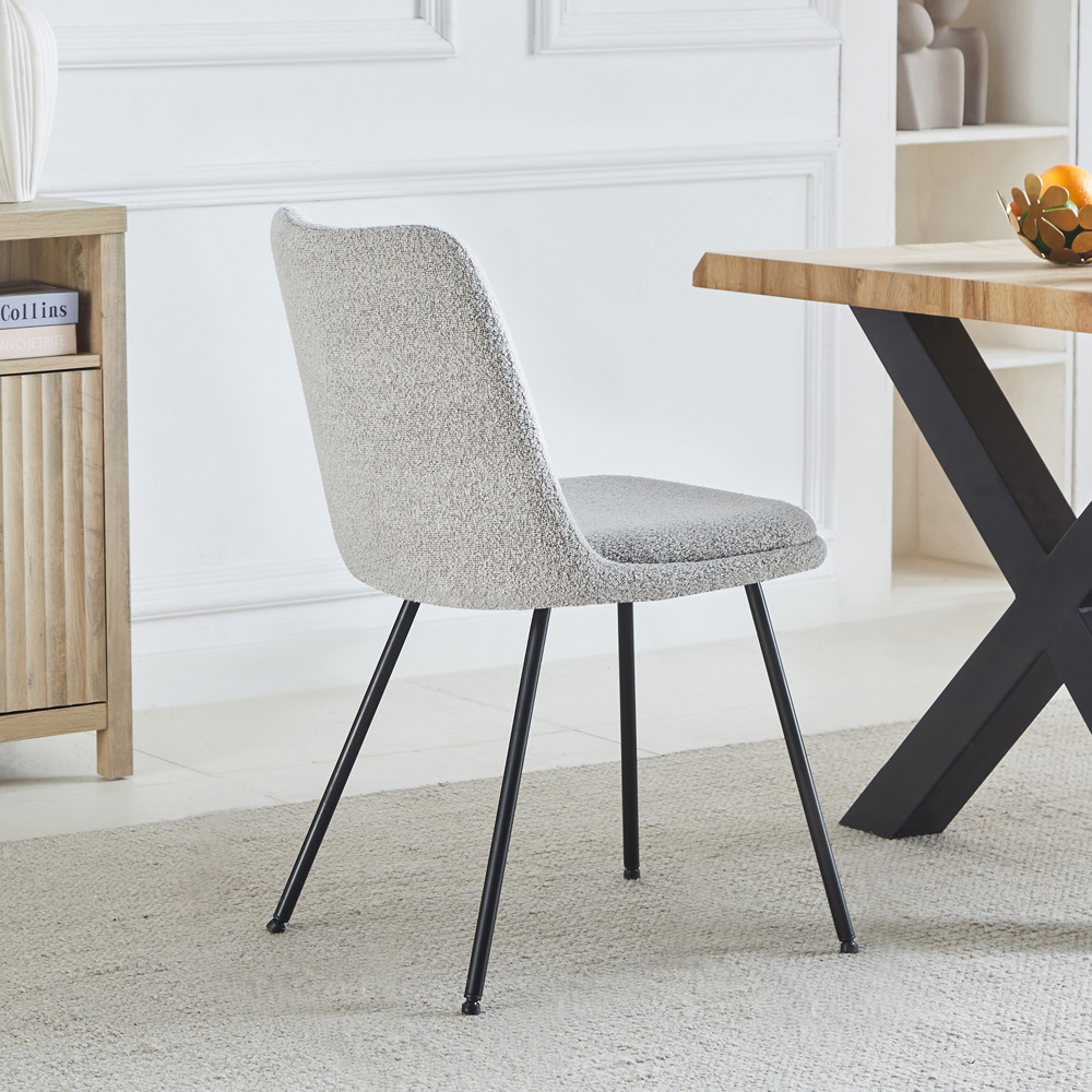 Artemis Home Lecce Set of 2 Beige Dining Chairs Image 4