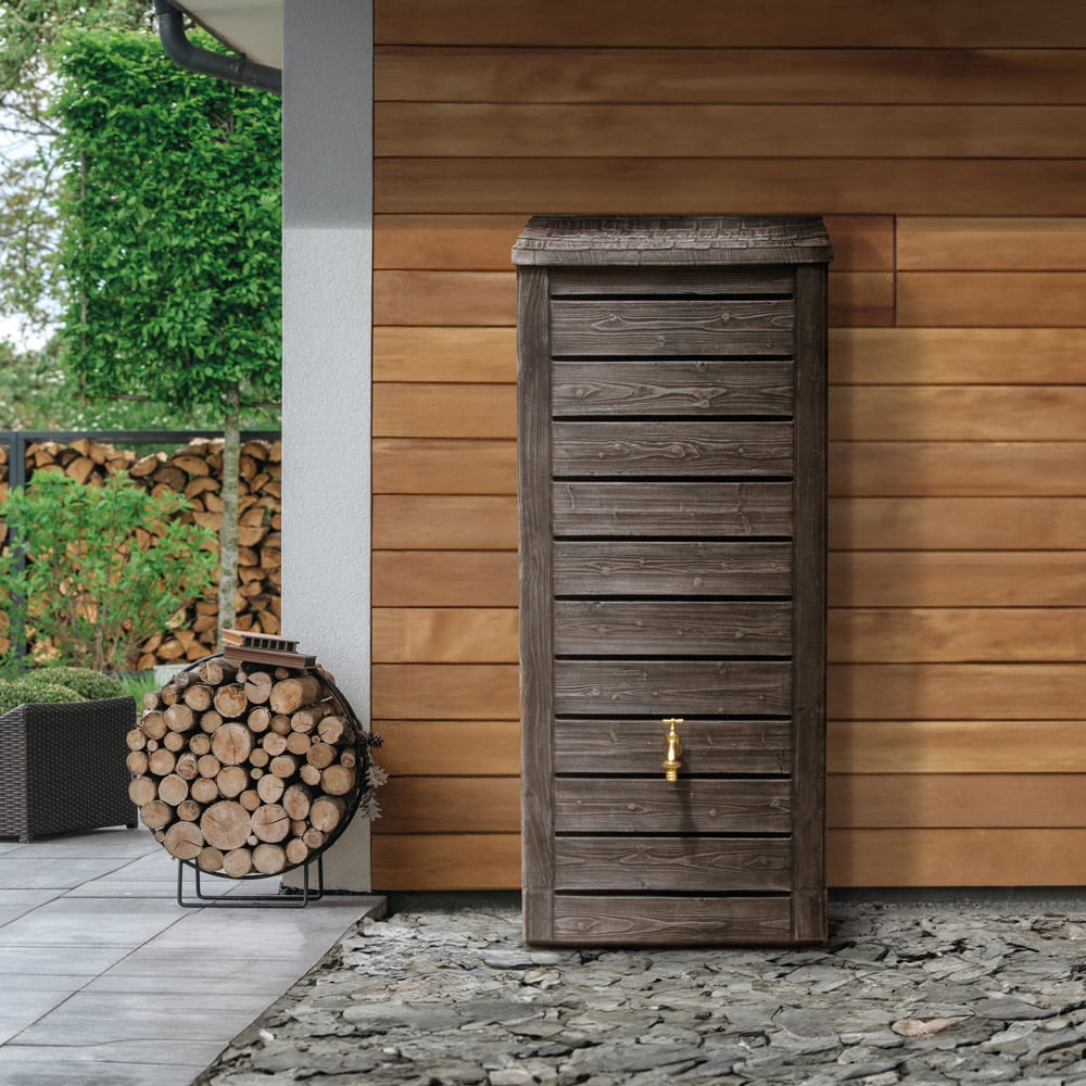 Charles Bentley Norway 230L Brown Water Butt Image 2