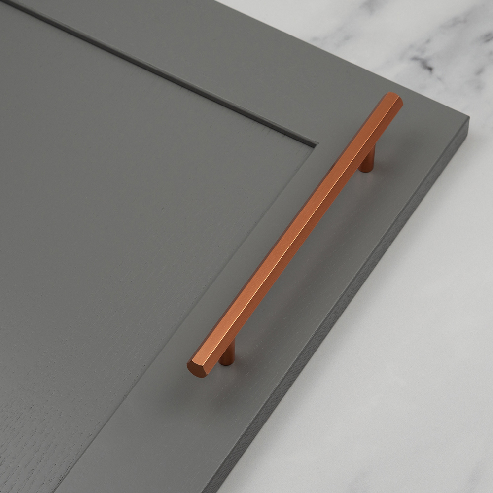 Handle & Home Rose Gold Hexagon T-Bar Handle 160mm Image 4