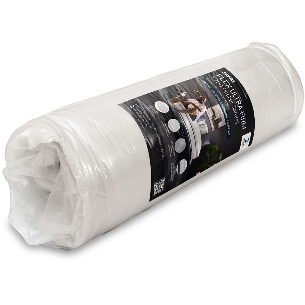 Jay-Be Flex Small Double Ultra-Firm e-Fibre 1200 Pocket Sprung Orthopaedic Mattress Image 4
