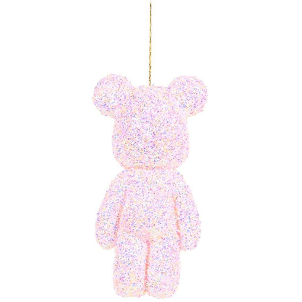 Glitter Bear DecorationMulticolour Image 8