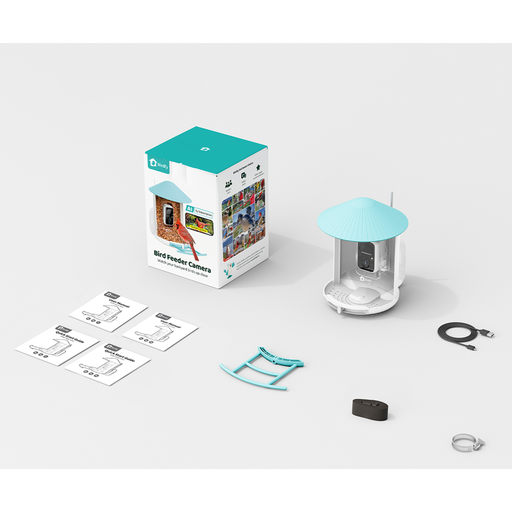 Birdfy Smart Solar Bird Feeder with 1080p HD AI Camera Image 2