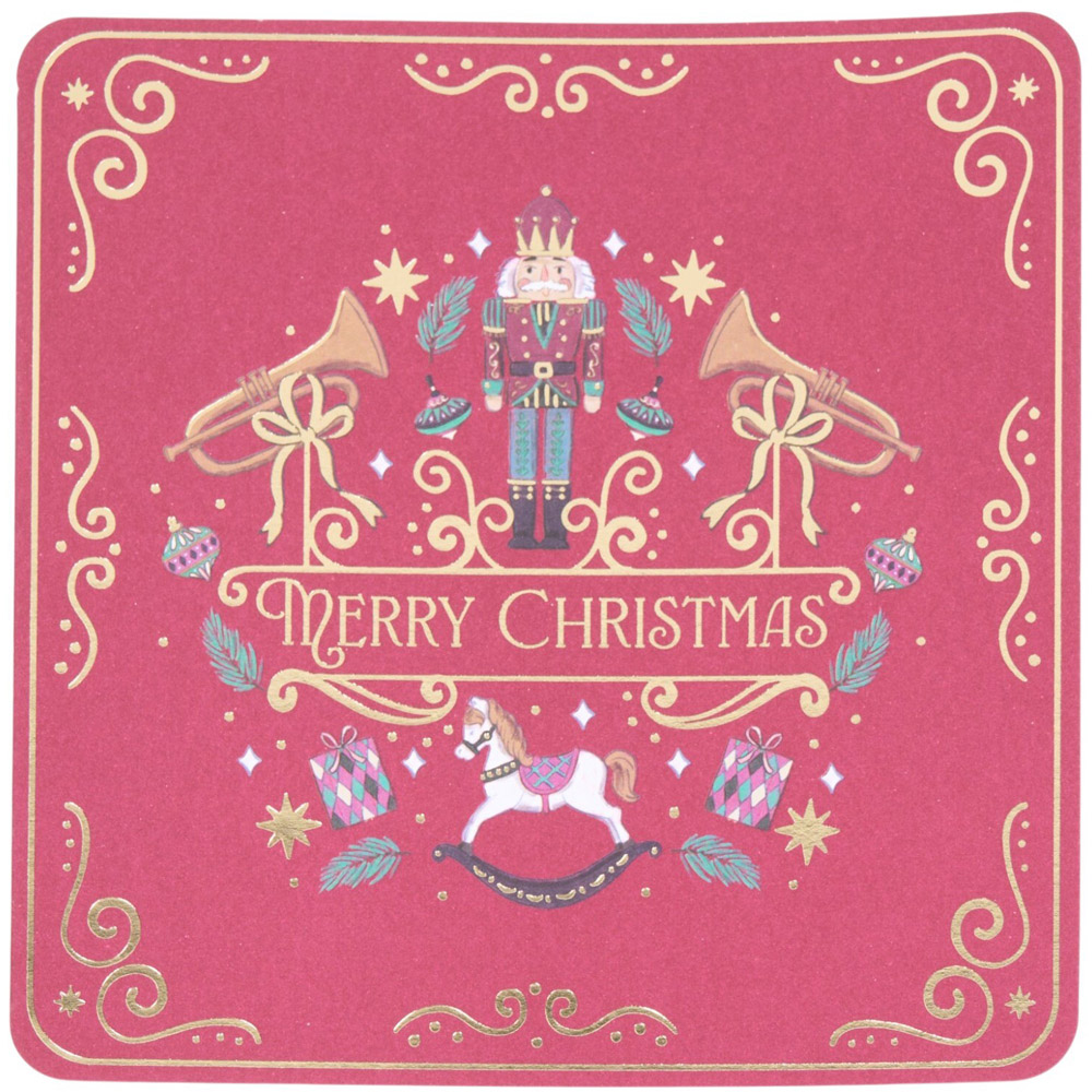 Pack of 10 Traditional Toybox Christmas Cards Image 3