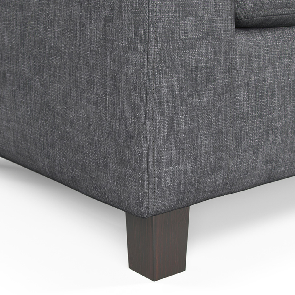 York 3 Seater Grey Turin Sofa Image 5