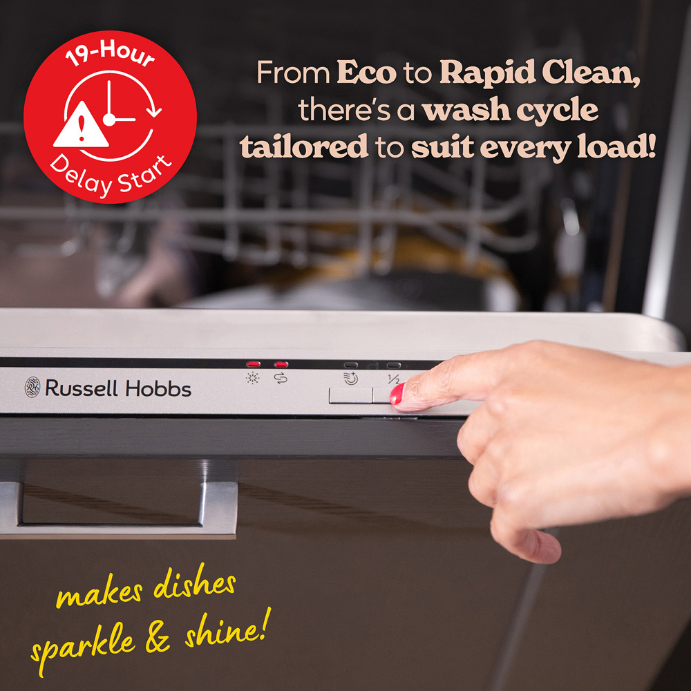 Russell Hobbs RH60BIDW00E1 Integrated Built-In Dishwasher Image 5