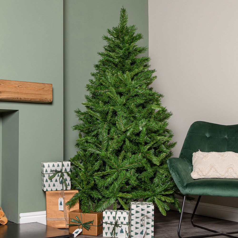 Samuel Alexander Green Kateson Fir Artificial Christmas Tree 6ft Image 8