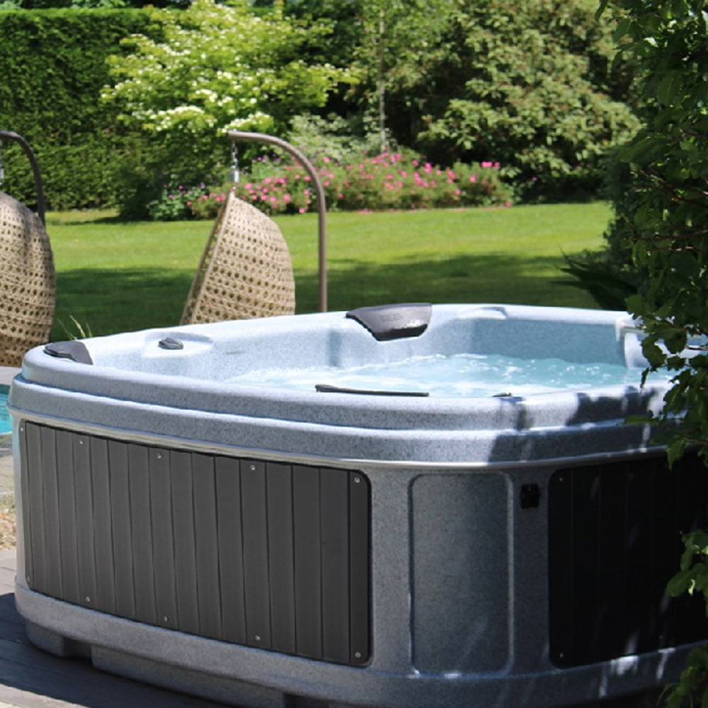 RotoSpa DuraSpa S380 5 to 6 Person Light Grey Panel Hot Tub Image 2