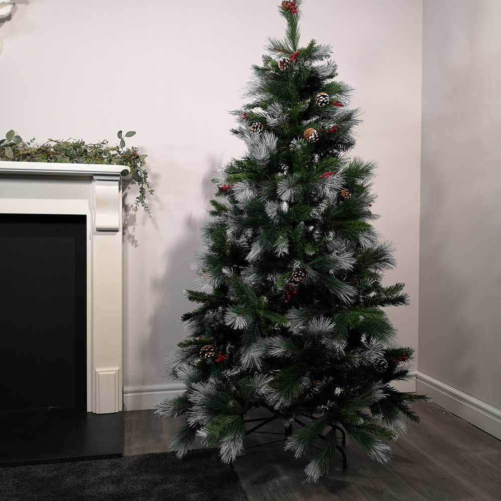 Samuel Alexander Avatika Frosted Artificial Christmas Tree 7ft Image 7