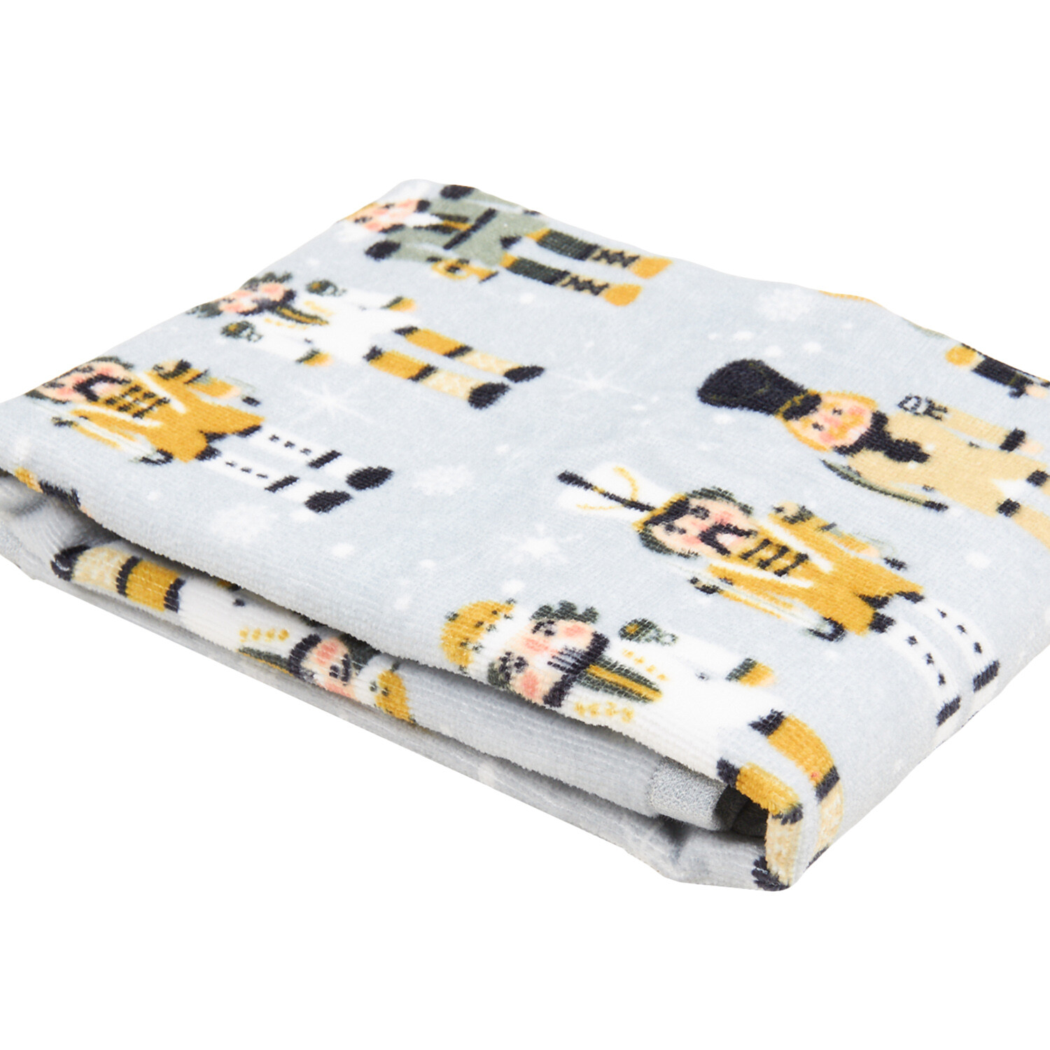 Nutcracker Hand Towel Grey - Grey Image 3