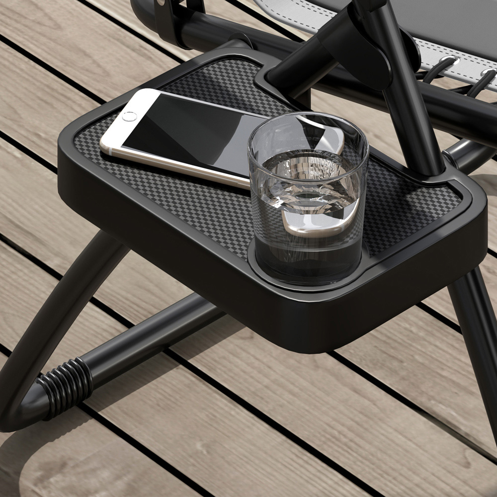 Outsunny Zero Gravity Lounger Chair 2 Pack Image 3