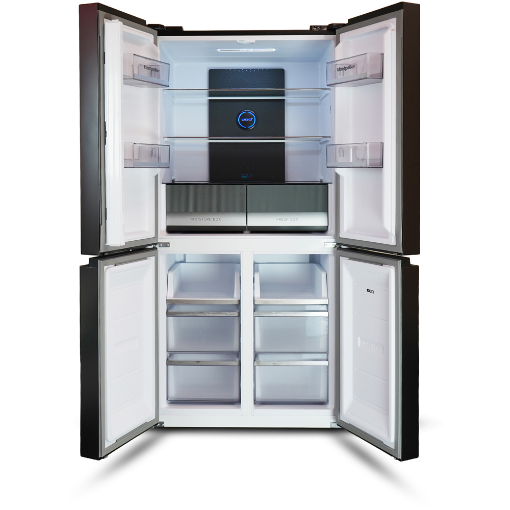 Montpellier MDAXD183DX Wide Cross Door 475L Fridge Freezer Image 3