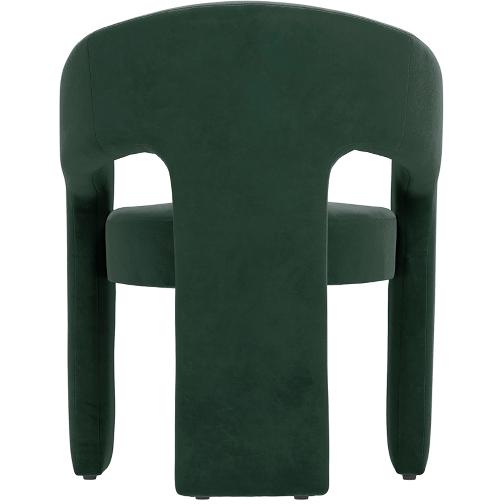 LPD Home Alba Forest Green Dining Chair Image 5