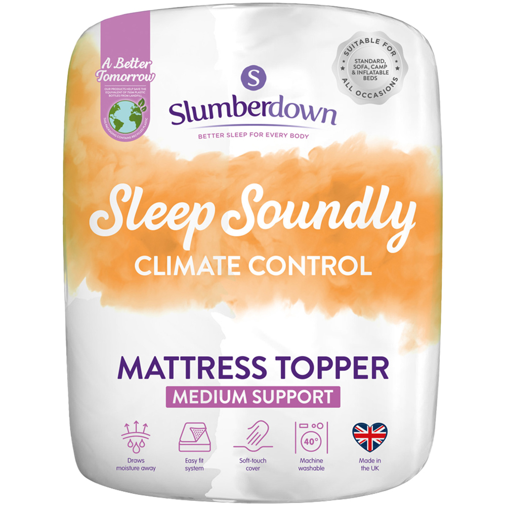 Slumberdown Double Sleep Soundly Climate Control Mattress Topper Image 1