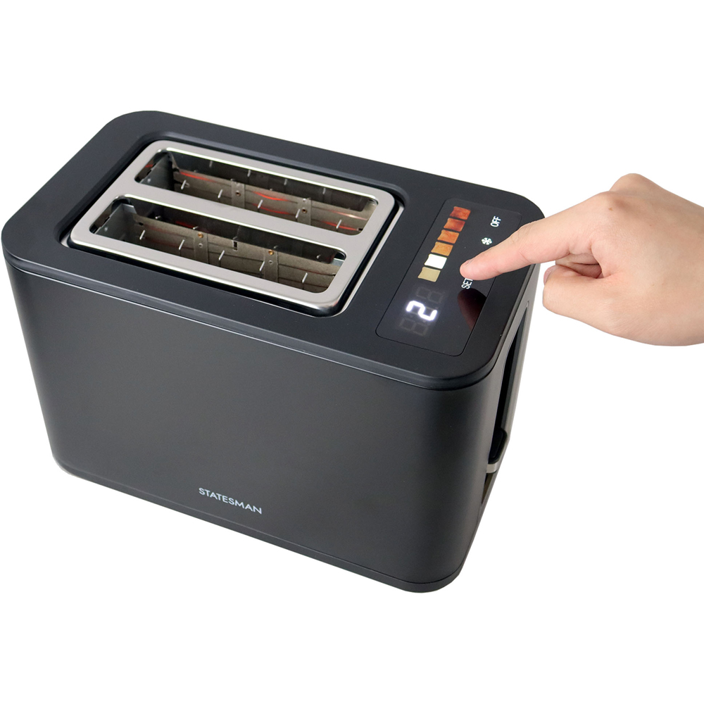 Statesman SKT02918B Black 2 Slice Digital Toaster 900W Image 7