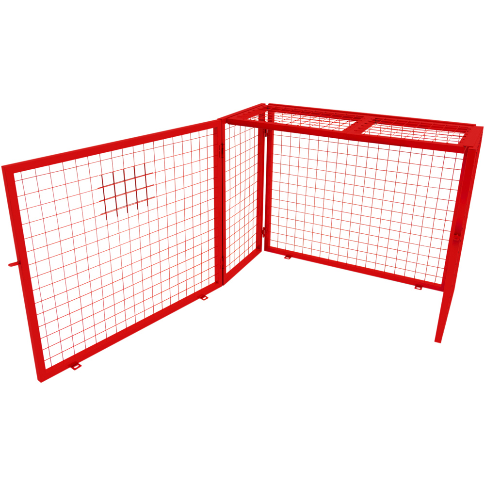 MonsterShop Red Gas Bottle Collapsible Mesh Cage 92 x 110cm Image 4