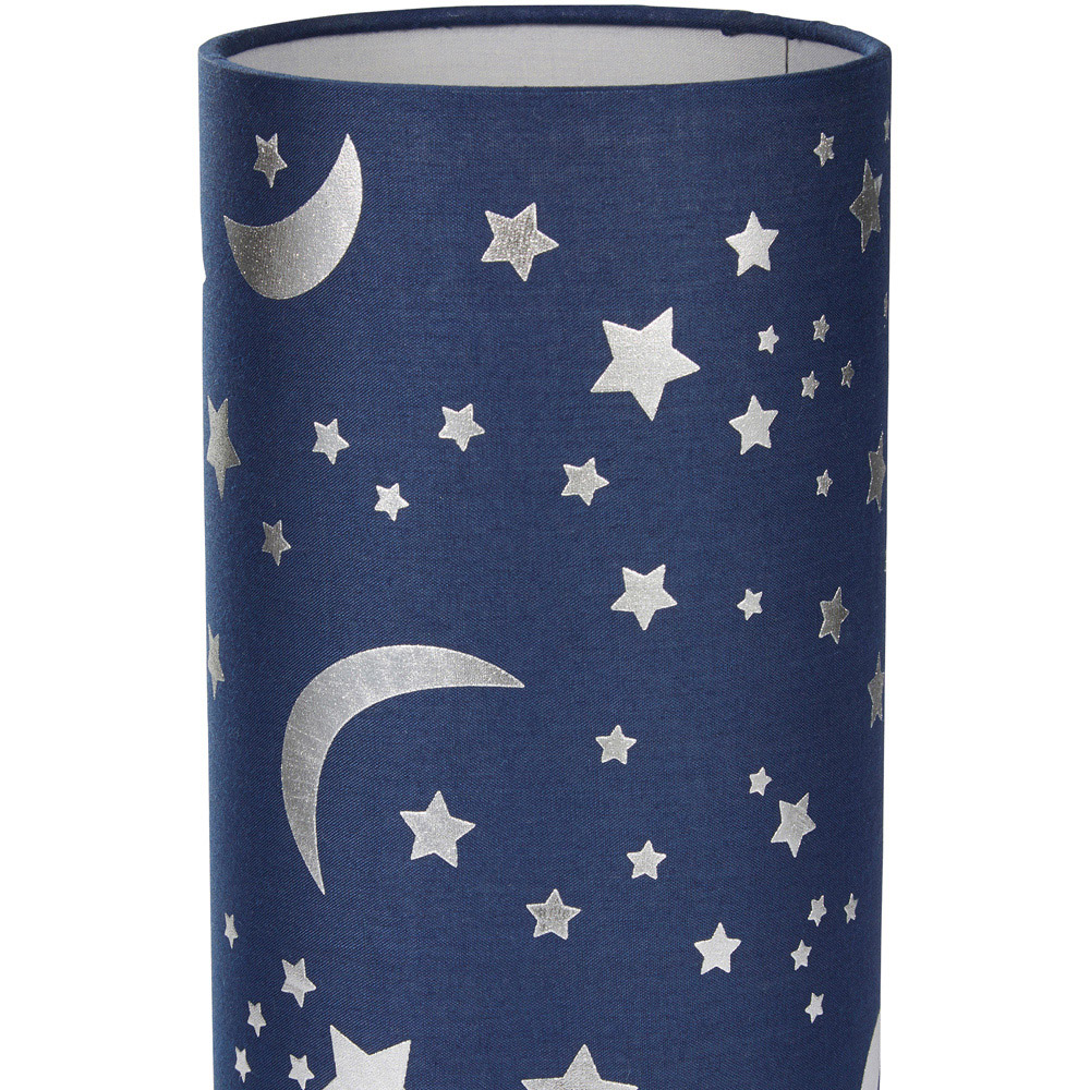 Glow Navy Moons and Stars Table Lamp Image 4