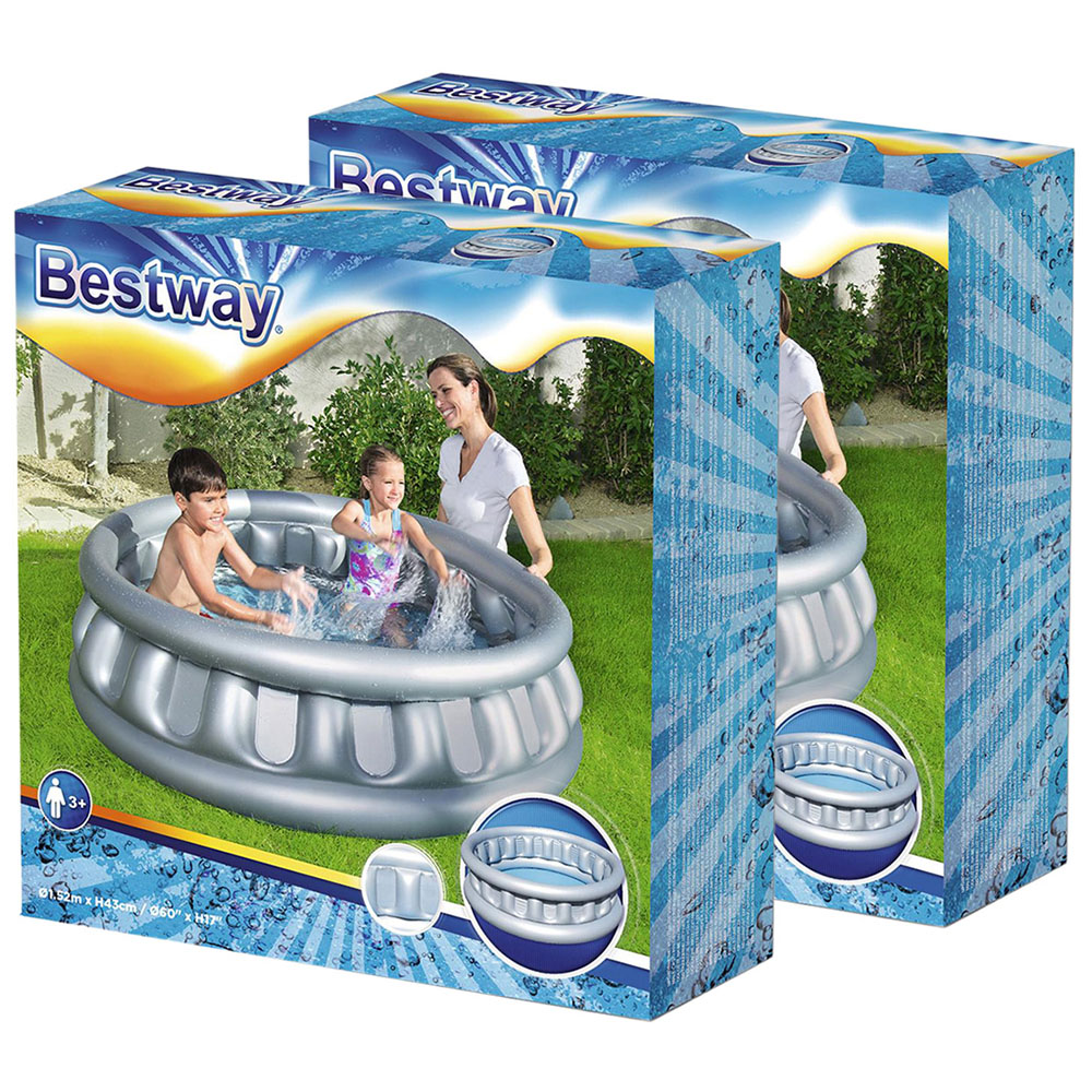 Bestway Spaceship Kids Above Ground Pool 152 x 43cm 2 Pack Image 2