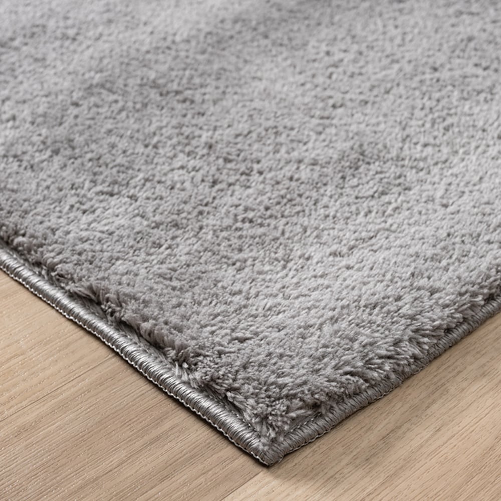 Desire Rugs Comfy Dark Grey Anti Slip Felt Backing Rug 120 x 160cm Image 3
