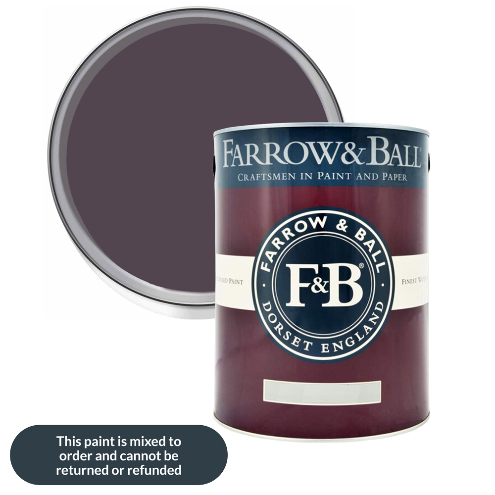 Farrow & Ball Interior Wood and Metal 254 Pelt Flat Eggshell Paint 5L Image 1