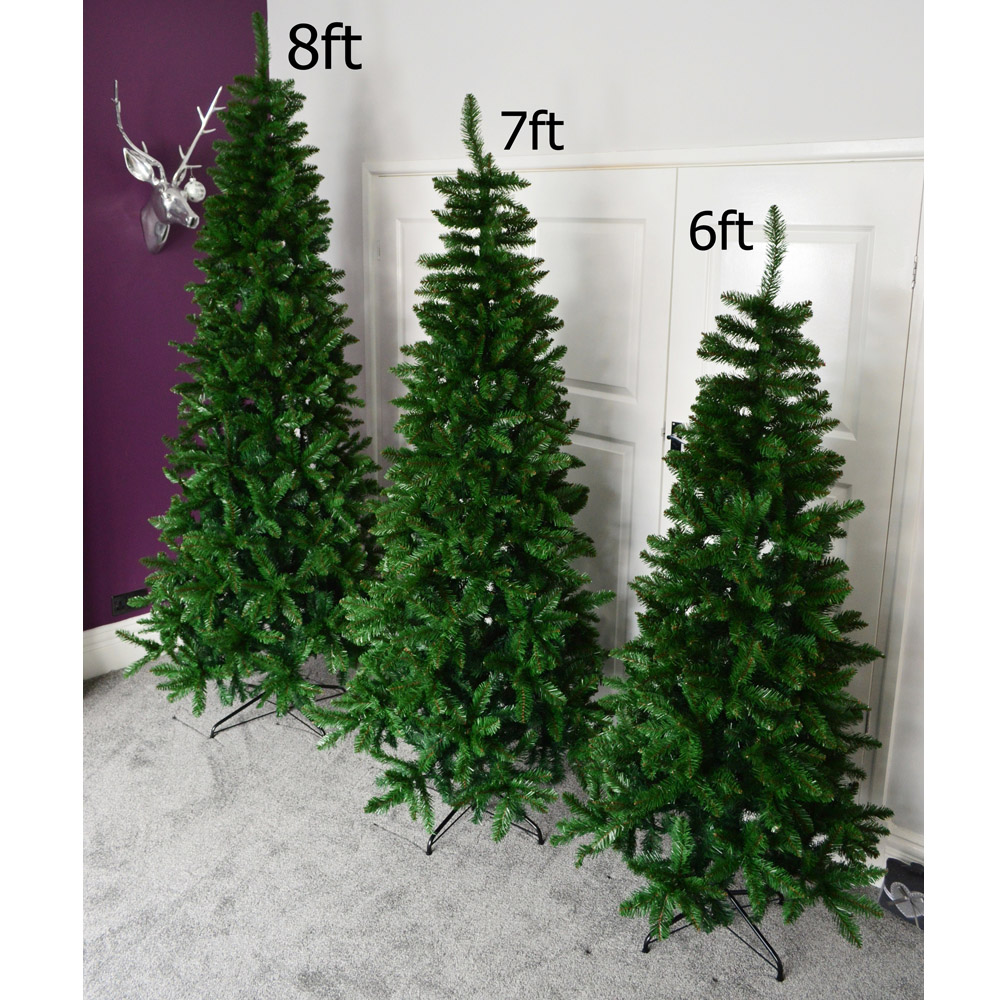 Samuel Alexander Newfoundland Slim Pine Artificial Christmas Tree 8ft Image 9
