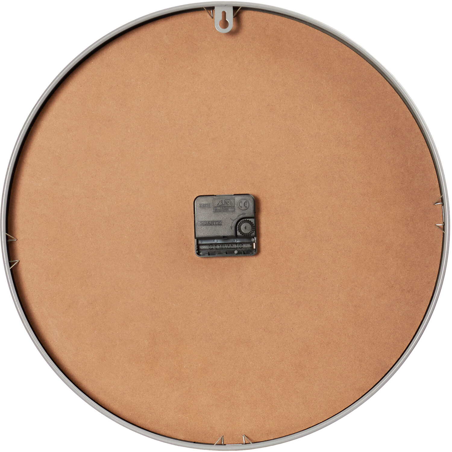 Neutral Nordic Round Wall Clock 40cm Image 3