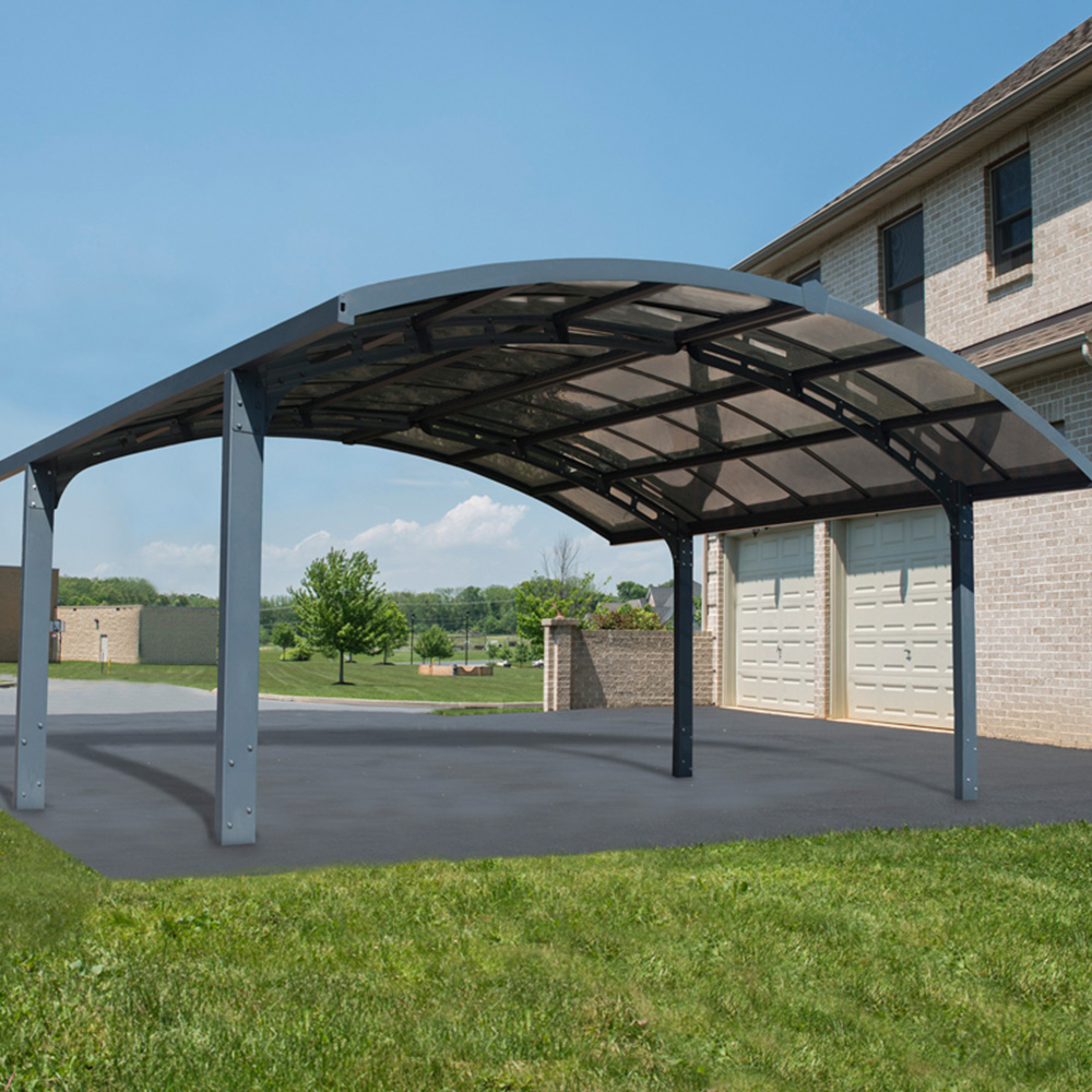 Palram Canopia Arizona Breeze Wings and Arch Double Carport Image 2