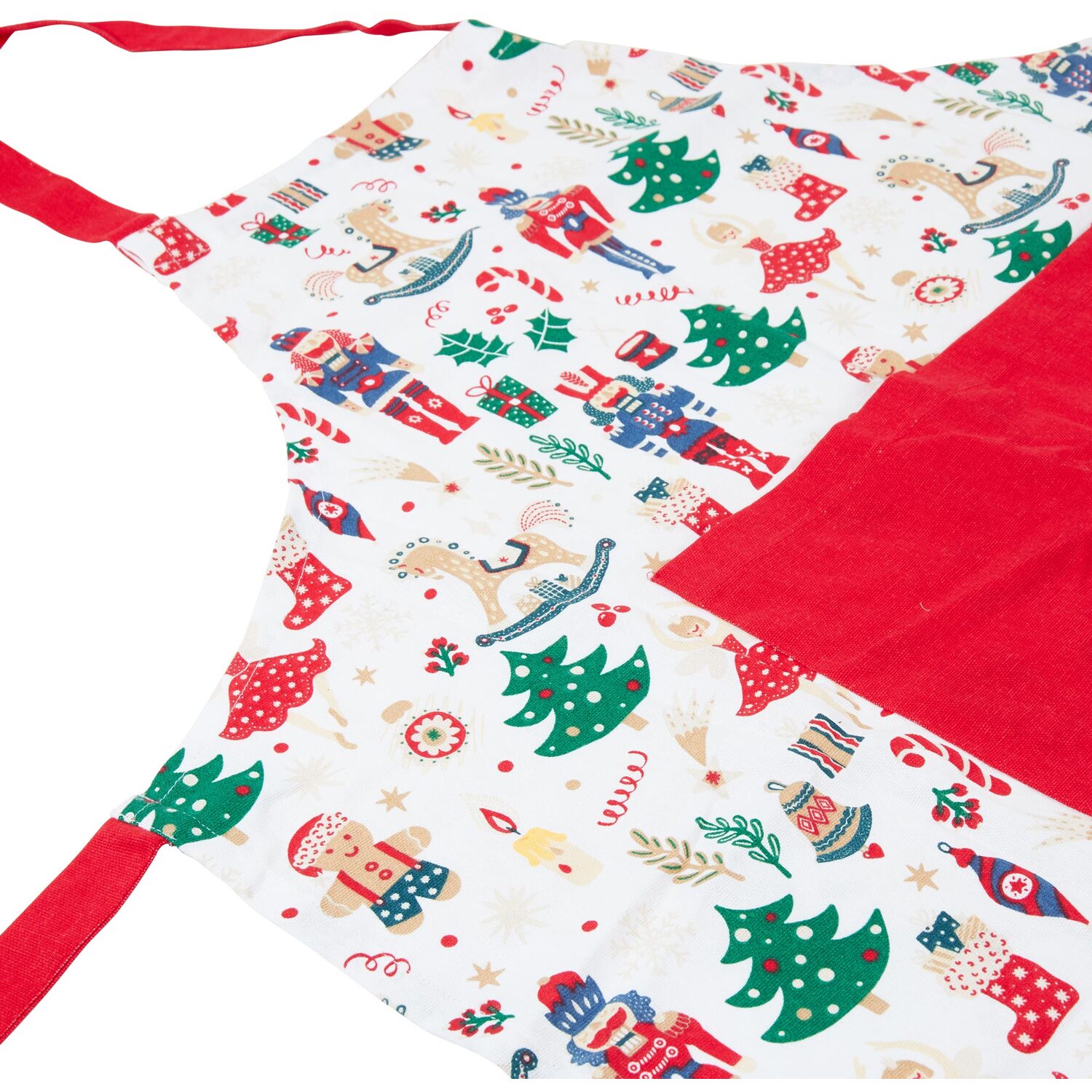 Nutcracker Christmas Apron - Red Image 4