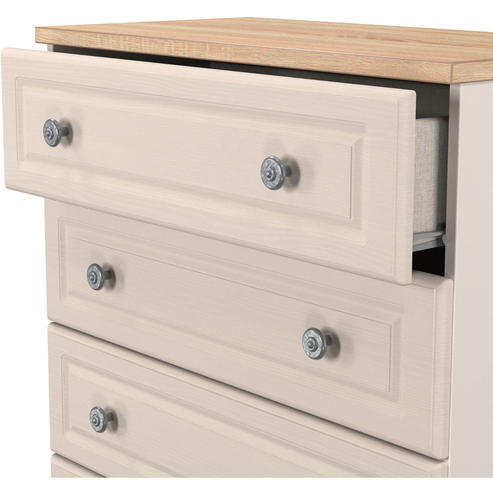 Crowndale Norfolk 5 Drawer Kashmir Ash and Bardolino Oak Chest of Drawers Ready Assembled Image 5