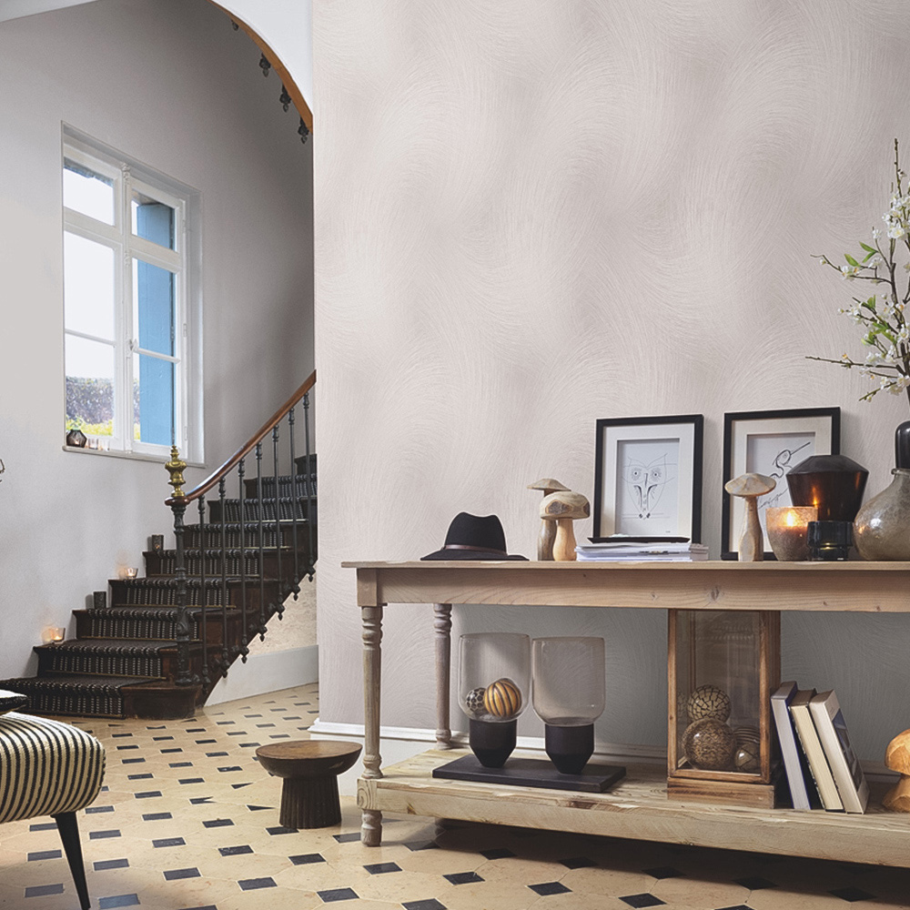 Erismann En Vouge Glamourous Textured Taupe Vinyl Wallpaper Image 4